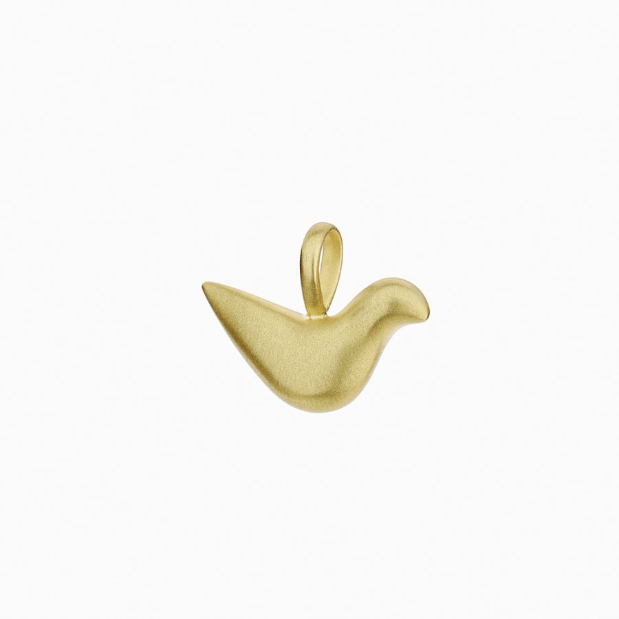 Een 18 krt geelgouden hanger van Antonio Bernardo model Palominha